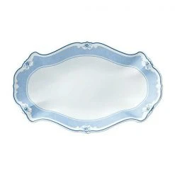 Hutschenreuther Beilagenplatte Oval 25 Cm Baronesse Estelle Blue