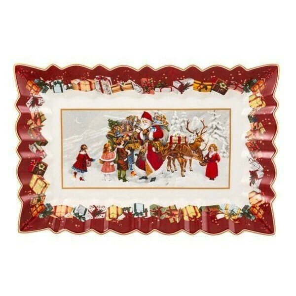 Villeroy & Boch Kuchenplatte 35x23cm Santa/Kin Toys Fantasy 2 Villeroy & Boch Kuchenplatte 35x23cm Santa/Kin Toys Fantasy