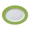 Thomas Platte 33 Cm Oval Sunny Day Apple Green Applegreen
