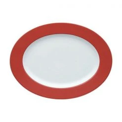 Thomas Platte 33 Cm Oval Sunny Day New Red New Red