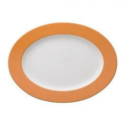 Thomas Platte 33 Cm Oval Sunny Day Orange Orange