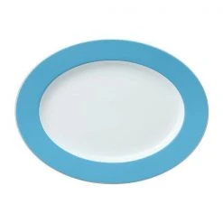 Thomas Platte 33 Cm Oval Sunny Day Waterblue Waterblue