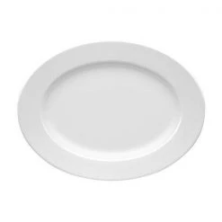 Thomas Platte 33 Cm Oval Sunny Day Weiß Weiß