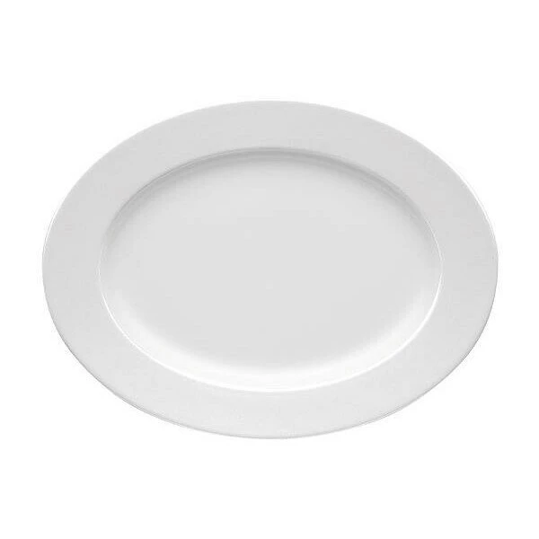 Thomas Platte 33 Cm Oval Sunny Day Weiß Weiß