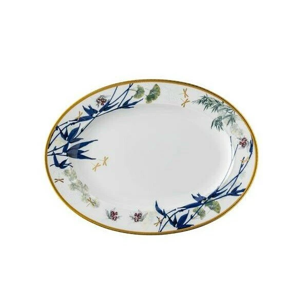 Rosenthal Platte Oval 34 Cm Heritage Turandot White 3 Rosenthal Platte Oval 34 Cm Heritage Turandot White