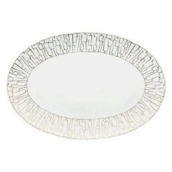 Rosenthal Platte 34x23 Cm TAC Skin Gold