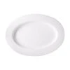 Dibbern Platte 34 Cm Oval Bone China Weiß