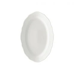 Hutschenreuther Platte Oval 35 Cm Maria Theresia Weiß