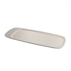 Alessi Servierplatte 45x18,5 Cm Dressed En Plein Air Hellgrau