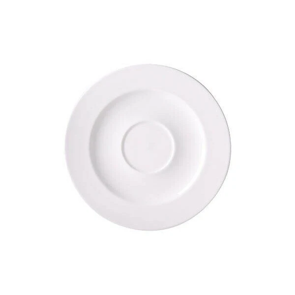 Dibbern Sauciereuntertasse Bone China Weiß 3 Dibbern Sauciereuntertasse Bone China Weiß